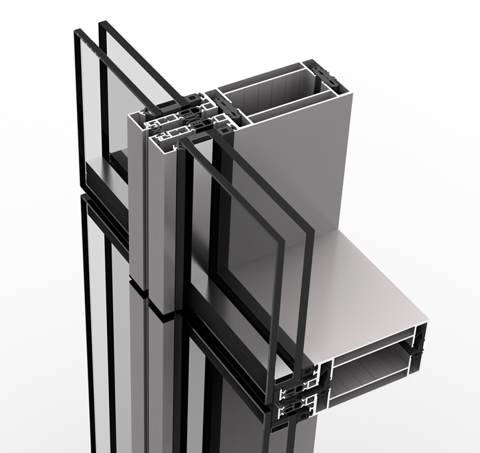 fachada aluminio s65ef tv